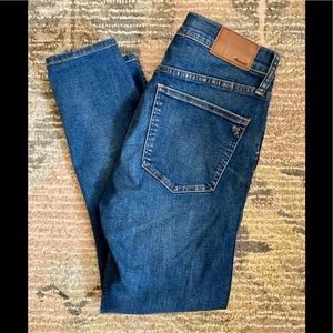 Madewell 9” High-Rise Cropped Skinny Jeans - Size 6p/28p